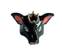 [Mllepjdh] Artistic animal shaped ring drip glaze texture stackable jewelry playful dog and elephant design allows you to layer the drip glaze ring