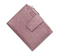 Mllepjdh Bifold Wallet Stylish Coin Bags Small PU Leather Change Purse Korean Styles Short with Card Holder Pu Leather Change Small Korean Styles Credit Card Holder