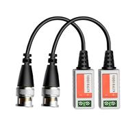 Mllepjdh CCTV BNC Passive Video Balun Connectors For Efficient Signals Transfer In Camera Systems 200m Transmission Distance