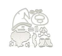 Mllepjdh Christmas Gnome Santa Metal Cutting Dies Stencil Scrapbooking Template Scrapbooking Album Card Template
