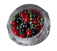 [Mllepjdh] Christmas rhinestones offer women decorative round pearl accessories diamond rhinestones