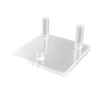 Mllepjdh Clear Acrylic Easel Stand for Geodes and Fossils Display Large Crystal Holder Multipurpose Collectible Storage