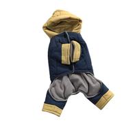 Mllepjdh Cold Weather Pet Warm Coat Winter Padded Clothes Small Breed Pet 4 Foot Coat Cotton Jacket For Outdoor Activities