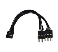 Mllepjdh Computer USB 9 Pin to Dual9Pin Splitter Cable USB 9Pins Converter USB Shielded Improve Stability and Reliability USB Cable USB Splitter USB Hub USB Extension Cable USB Converter