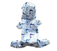 Mllepjdh Dog Raincoats Pet Hooded Rainsuit RainJackets Cartoon Print Dog Clothing Windproof RainyWear Pet Rain Jackets Dog Supply Dog