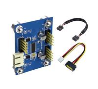 Mllepjdh Double USB 2.0 9 Pin Internal Adapter With Signals Amplifiers Chip Compatible Computers Work Upgrades