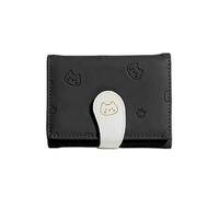 Mllepjdh Fashion Wallet Small Compact Women Short PU Leather Trifold Wallets Credit Card Holder Simple Clutches Purse Women Short Wallet