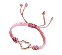 [Mllepjdh] Fashionable Lovely Hollow Heart Weave Bracelet Simple Design Jewelry Accessories for Women Dating Party Wear, フリーサイズ