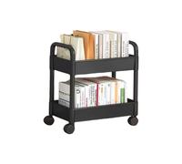 Mllepjdh Fashionable Rolling Storage Cart Organizers with 3 Tiers Multipurpose Utility Trolley Portable for Home