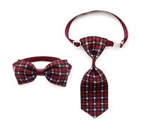 Mllepjdh Festival Cats Collar Adjust Dogs Formal Collar Cats Necktie Collar Cats Costume Pet Denims Bowtie Dog Neckwear Dog Supply for Walking