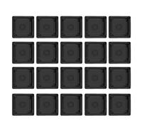 Mllepjdh Gaming Keyboard 4/20Pcs XDA Profile 1U 1X Transparent Layer Crystal Blank Backlit Keycaps for Mechanical Keyboard 1U Keycap