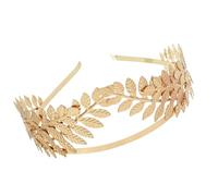 Mllepjdh Greek Witch Party Charm Hair Hoop Halloween Greek Role Play Costume Prom Party Live Show Hat Gold Cap for Bride