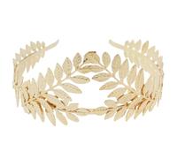 Mllepjdh Greek Witch Party Charm Hair Hoop Halloween Greek Role Play Costume Prom Party Live Show Hat Gold Cap for Bride