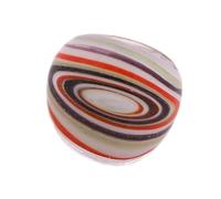 [Mllepjdh] Handmade Wire Wrapped Floral Glass Ring Ethnic Galaxy Design