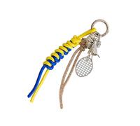 [Mllepjdh] Handmade Woven Braided Rope Phone Fashionable Cord Unique Bag Decorative Sleek Women Girls Portable Organizer, フリーサイズ