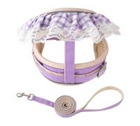 Mllepjdh Harness Leash Set Cats Escape Proof Adjustable Kitten Harness Lace Walking Travel Pet Harness Escape Harness and Leash