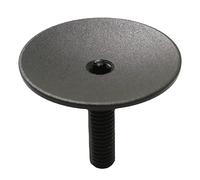 Mllepjdh Headset Stem Cap 1 1/8 Stem Top Cap Screw for Shell Cover Aluminum Alloy Mountain Road Bicycles Bowl Stem Stem Top Cap Bicycle Headset Top Cap Top Cap Bolt Cover Fork Tube, Black