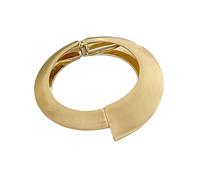 [Mllepjdh] Hip Hop Irregular Bangle Unique Wristband Punk Wide Cuff Geometric Bracelet Various Occasion Statement Cuff Jewelry, フリーサイズ