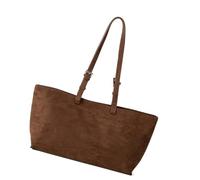 Mllepjdh Large Capacity Fabric Shoulder Bag Waterproof Office Staff Professional Laptop, coffee