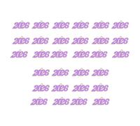 [Mllepjdh] Memorable 2026 Alloy Year Necklace Pendant Durable Design Anniversary Birthday Comfortable Jewelry Accessories Student Pendant, フリーサイズ