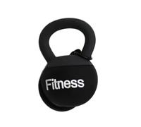 [Mllepjdh] Miniature Kettlebell Keychain Decoration Eye-Catching Kettlebell Holder Charm Fitness Events Prize for Women, Black, One size