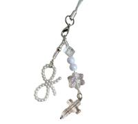 [Mllepjdh] Multipurpose Woven Beaded Strap for Teens, Phone Charms & Bag Decoration, Enhanced Durability, Unique Artisan Keychain Jewelry