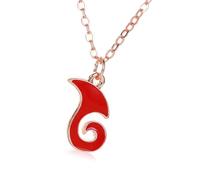 [Mllepjdh] Nezha Pendant Design Elegant Adjustable Length Necklace Portable for couples. A party accessory to express the bond, 赤