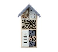 Mllepjdh Outdoor Habitat Handcrafted Wood Hotel Natural Wood Hanging Shelter for Garden Honeybees Nesting Aids Outdoor House