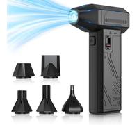 Mllepjdh Outdoor Small Handheld Fan Air Blower 130000RPM Rechargeable Electric Air Duster For Travel Home Camping Outdoor Rechargeable Cooling Fan