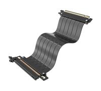 Mllepjdh PCIE3.0 RiserCard Extension Cable PCIE3.0 X16 Video Card Extender Flexible Cable 90/180Degree for Computer GPU 1PC PCIExpress 16x Flexible Cable RiserCard
