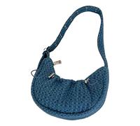 [Mllepjdh] Pirate Ruched Drawstring Shoulder Handbag Eyelets for Fashion Women Arm Bag and Below Arm Bag