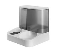 Mllepjdh Practical Dog Water Food Bowl Water Dispenser for Pet for Lovely 2 in 1 Dog Feeder Food Container Bowl Food Dishes for Indoor Cats