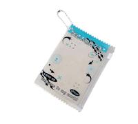 Mllepjdh Practical PVC Miniature Card Holder With Transparent Window 3Inch Portable Design For School Office And Daily Essential Compact Credit Card Holder