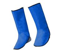 Mllepjdh Professional Welding Foot Cover Welding Spats Shoe Protector Welder Tool Gear for Industrial Work, blue, L~XL A