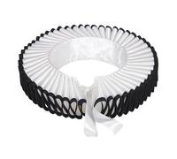 Mllepjdh Renaissance Victorian Neck Ruffle Collar Elizabeth Dickens Love Clown Halloween Cosplay Costume Unisex Removable Elizabeth Rough