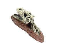 Mllepjdh Safe Reptiles Hide Cave with Dinosaurs Chest Armors Styles for Enclosure Decoration Supporting Pet Spiders Accessories Terrariums Accessory