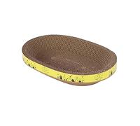 Mllepjdh Scratcher Corrugated Scratching Board Cardboard Bed Scratch Pad Nest Furniture Protect Kitten Training Toy Scratcher Mat Cardboard Bed for Indoor Cats Sofa Protect for Furniture, Medium