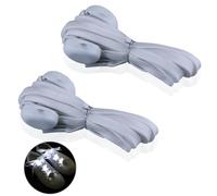 [Mllepjdh] Shiny Shoelaces Color Changing LED Shoelaces 43.3 inches (110 cm) Long Flat Shoelaces for Men