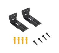 Mllepjdh Soundbar Mounting Holder Stand Adjustable TVs Bracket Aluminum Alloy Construction Easy Wall Attachment Solution Rotatable Soundbar Mount Bracket