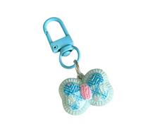 Mllepjdh Stylish Acrylic Animal Keyring Elegant Pastel Colors Versatile Bag Charm For Women Friendship Present User Friendly Resin Keychain