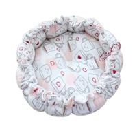 Mllepjdh Sweet Bed Warm Pet Mat Cute Kitten Lounger Cushions House Tent Very Soft Small Dog Mat Bag Washable Cats Beds Dog House Outside Dog House Indoor
