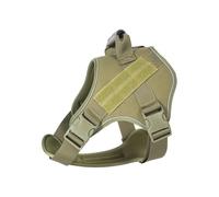 Mllepjdh Tactical Dog Harness Breathable Vest for Outdoor Training Adjustable Strap Hiking Camping Training Comfortable Fit