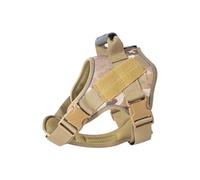 Mllepjdh Tactical Dog Harness Breathable Vest for Outdoor Training Adjustable Strap Hiking Camping Training Comfortable Fit