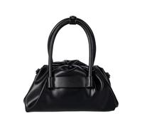 [Mllepjdh] Textured Shoulder Bag, Lightweight PU Structure, Multiple Pockets, Fashionable Crossbody for Women Accessories, Folding Shell, Crossbody Bag, Black