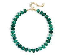 Mllepjdh Unique Handcrafted Geometric Beaded Necklace Adjustable Clavicle Chain Stylish Jewelry Accessory for Women Modern Jewelry, One Size, as described, as described