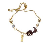 [Mllepjdh] Unique Sausage Dog Elegant Sausage Dog Wrist Chain Charm adds fun and charm to any outfit Gift for Pet Lovers