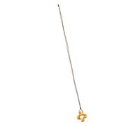 [Mllepjdh] Unique Wood Cutout Heart Cross Necklace Symbol of Faith and Love Handmade Jewelry Daily Wear Religious Necklace