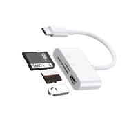 Mllepjdh USB C To Card Reader Converters Fast Data Transfer PVC Texture Adapters Suitable For Tablets Phones Computers Reader
