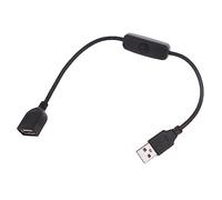 Mllepjdh USB Cable with Switch 1-Pack USB Male to Female Extension Cord Inline On/Off Switch for Driving Recorder Power Supply Cable with Switch