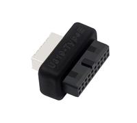 Mllepjdh USB TypeE To USB3.0 19Pin Header Converters Vertical USB Adapter For Easy Front Panel Connection Good Connectors